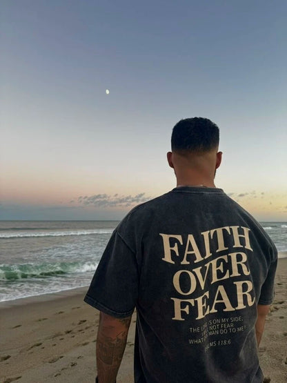 Faith Over Fear Vintage Tee