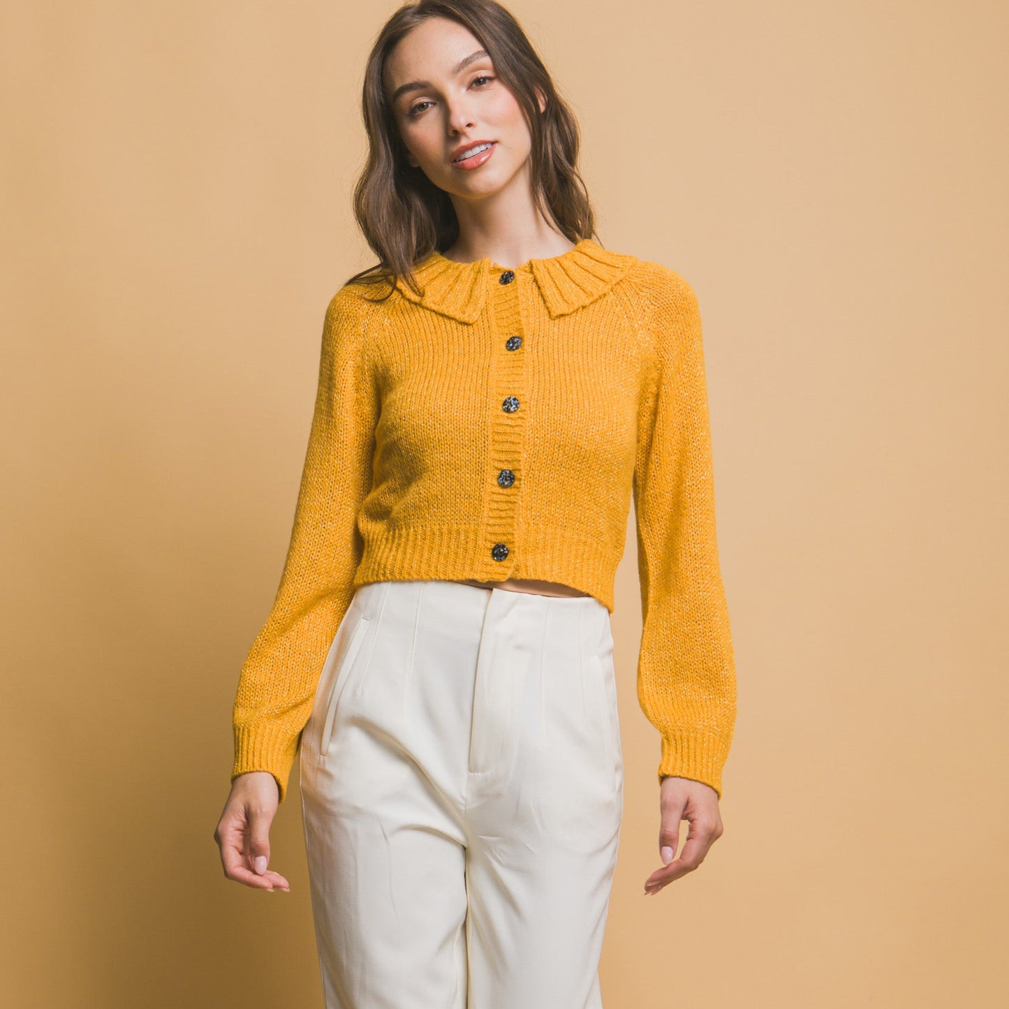 Women Collared Sweater