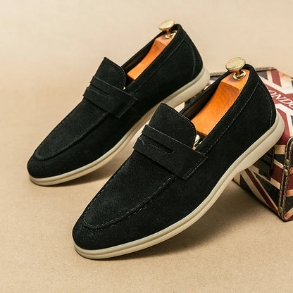 Old Money Suede Loafers