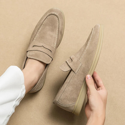 Old Money Suede Loafers