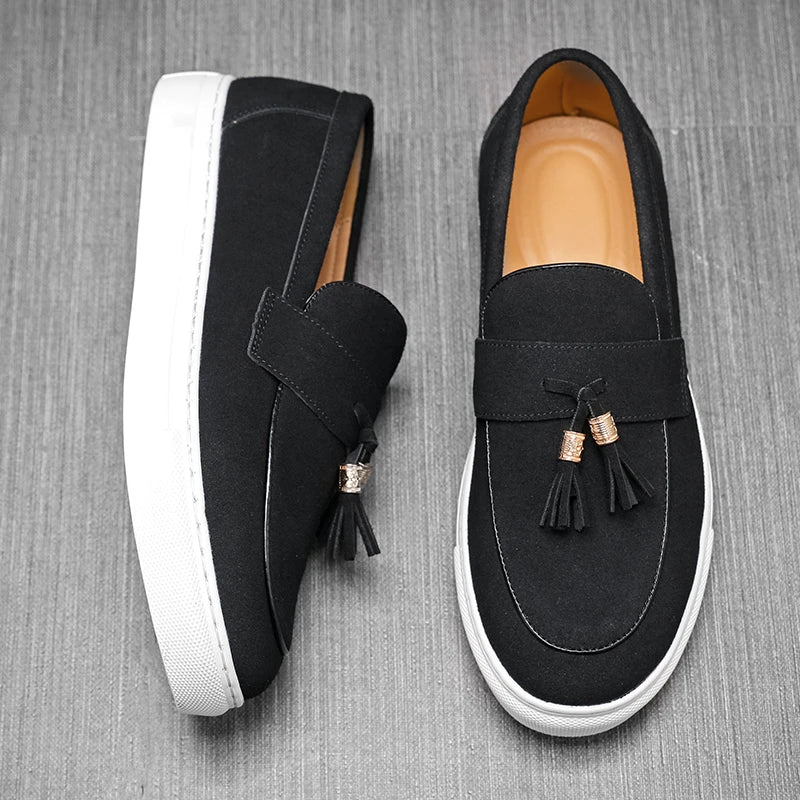 Classic Leather Tassel Loafers