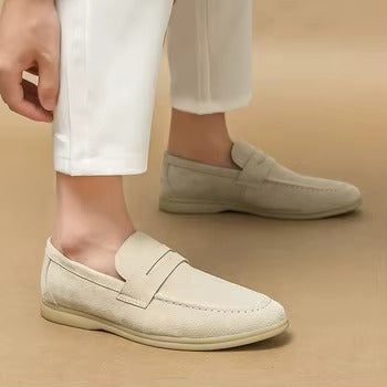 Old Money Suede Loafers