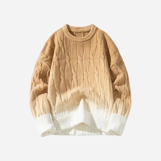 Gradient Chunky Knit Sweater