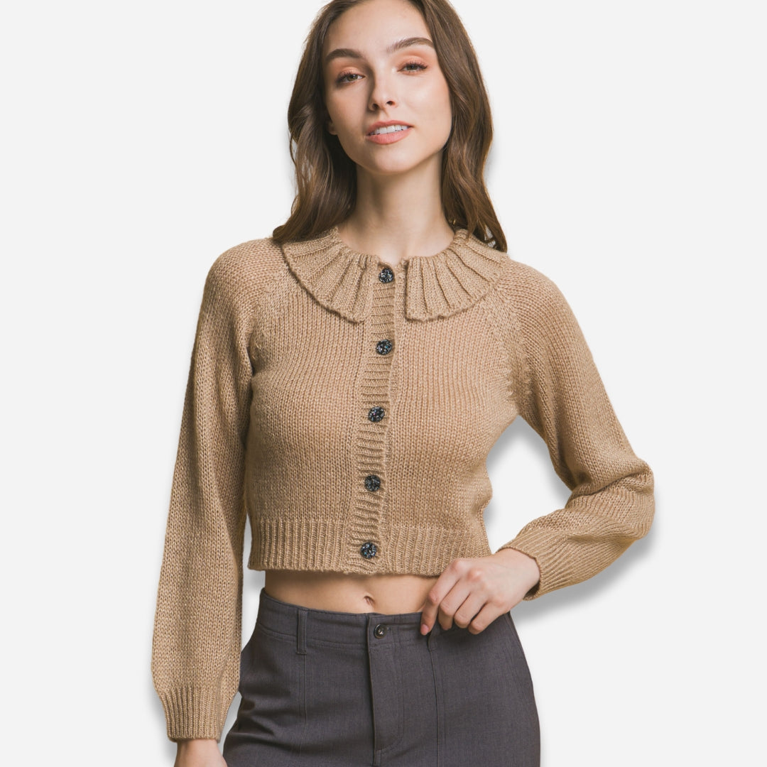 Women Collared Sweater